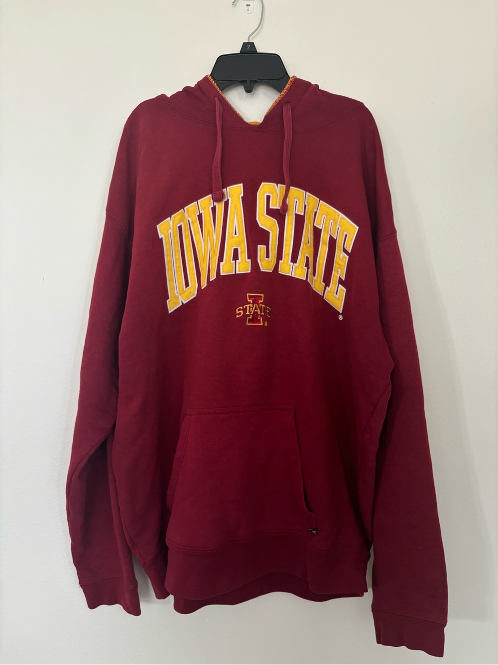 Iowa State University Men's College Hoodie Sweatshirt vintage L